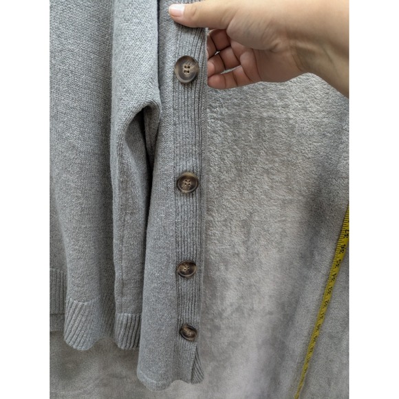 Jason Wu Sweater Women's Small Button‎ Detail Minimalist Quiet Luxury Preppy - Picture 2 of 7